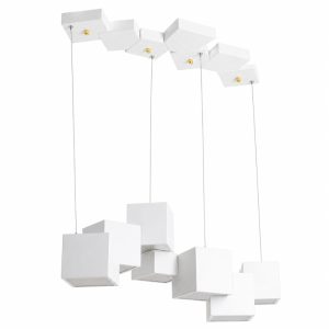 Đèn thả hiện đại – thiết kế thả ngang, khối lập phương sáng tạo DT-21