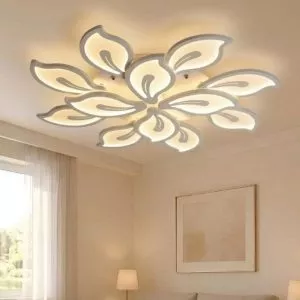 Đèn ốp trần hiện đại, thiết kế bông hoa nghệ thuật OT-064