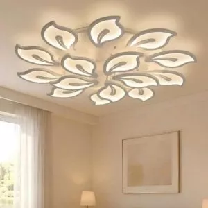 Đèn ốp trần hiện đại, thiết kế bông hoa nghệ thuật OT-064