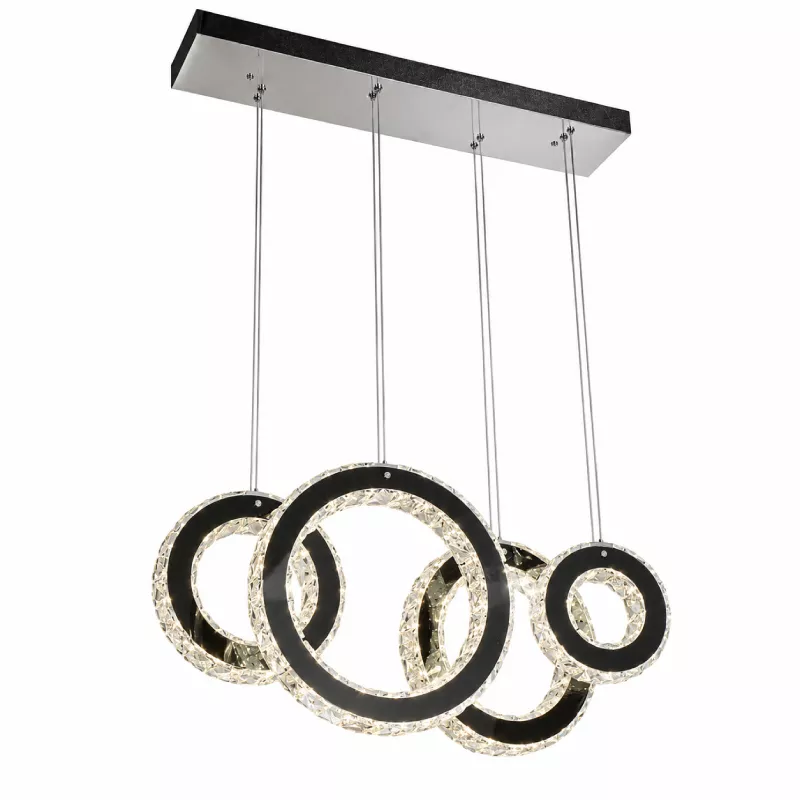 Đèn chùm phale, thiết kế thả ngang, 3 vòng hiện đại DC-402 - Hình ảnh 2
