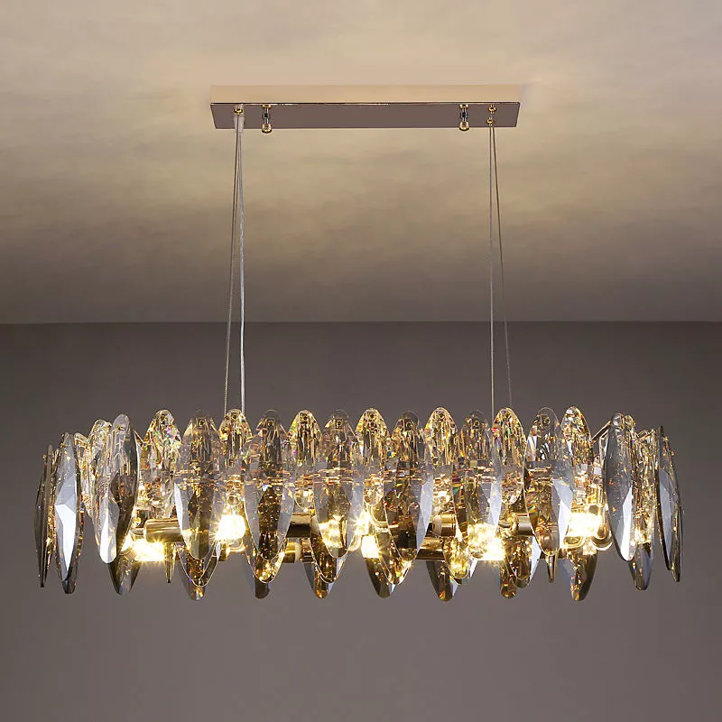 Đèn chùm phale, thiết kế thả ngang, thẻ phale khói cao cấp DC-433 - Hình ảnh 3