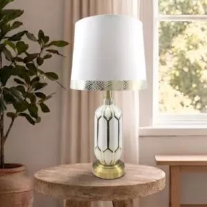 Đèn bàn thân sứ phong cách Châu Âu DB-703
