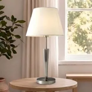 Đèn bàn chụp vải thiết kế đơn giản hiện đại DB-704