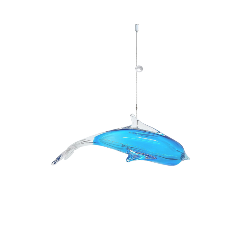 Đèn thả Decor – Thiết kế hiện đại thủy tinh hình cá heo TDC-2278