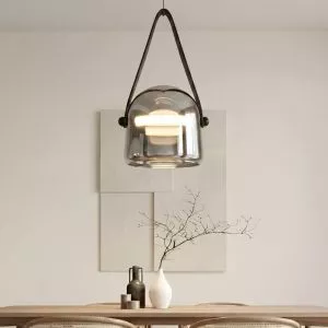 Đèn thả Decor – Thiết kế hiện đại thủy tinh màu khói TDC-2264