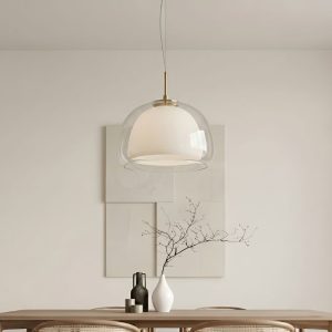 Đèn thả Decor – Thiết kế hiện đại thủy tinh phối hai lớp TDC-2265