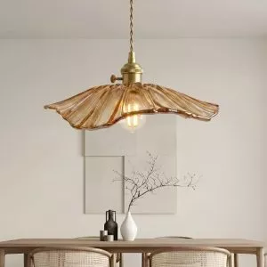 Đèn thả Decor – Thiết kế hiện đại thủy tinh vàng TDC-2268