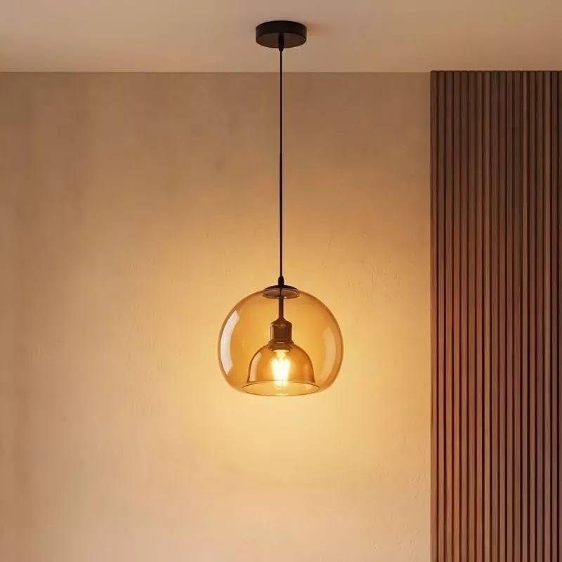 Đèn thả Decor – Thủy tinh màu trà TDC-2286