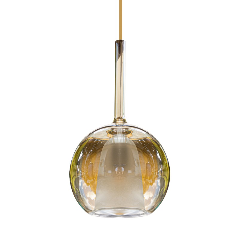 Đèn thả Decor – Thiết kế hiện đại thủy tinh màu trà TDC-2287
