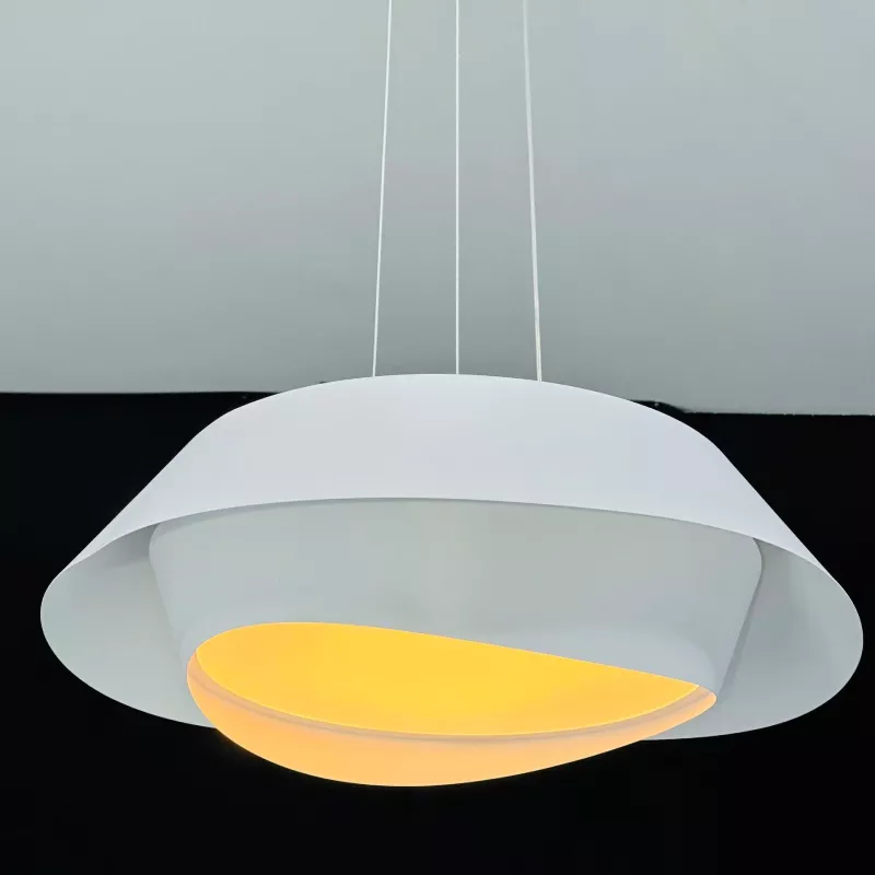 Đèn thả bàn ăn hiện đại dạng cánh hoa uốn lượn màu trắng TDC-2273 - Hình ảnh 6
