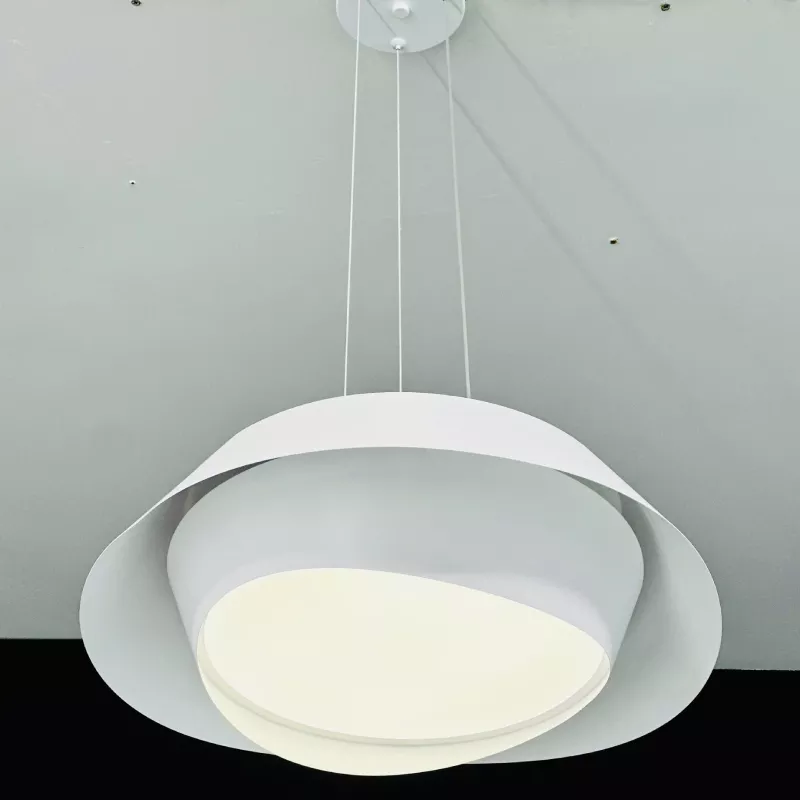Đèn thả bàn ăn hiện đại dạng cánh hoa uốn lượn màu trắng TDC-2273 - Hình ảnh 5
