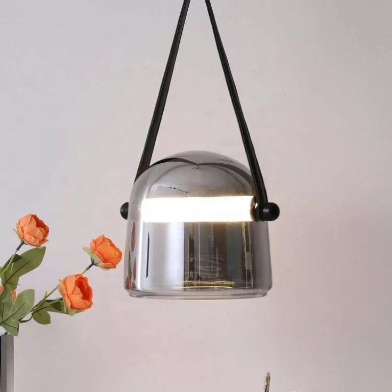 Đèn thả Decor - Thiết kế hiện đại thủy tinh màu khói TDC-2264