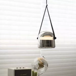 Đèn thả Decor – Thiết kế hiện đại thủy tinh màu khói TDC-2264