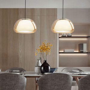 Đèn thả Decor – Thiết kế hiện đại thủy tinh phối hai lớp TDC-2265