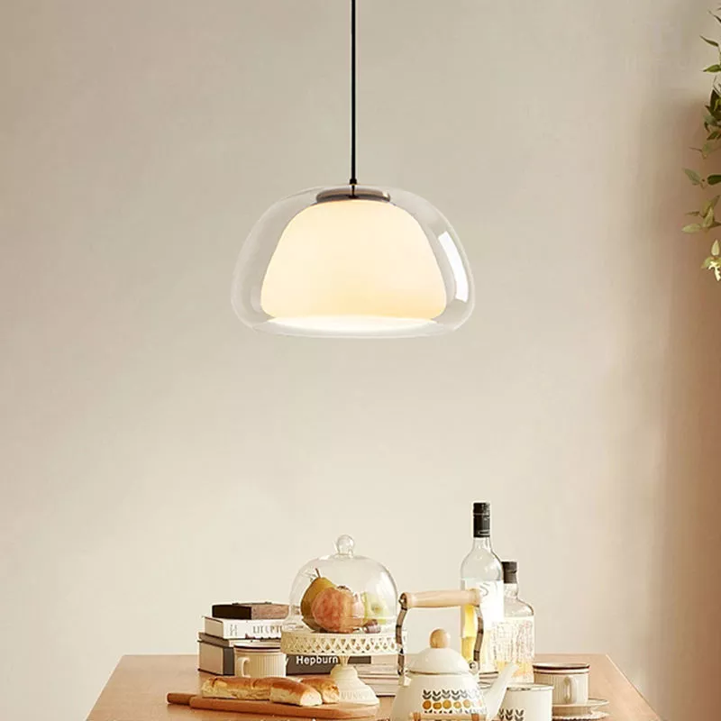 Đèn thả Decor - Thiết kế hiện đại thủy tinh phối hai lớp TDC-2265 - Hình ảnh 3