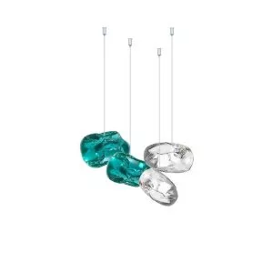 Đèn thả Decor – Thiết kế hiện đại thủy tinh hình viên sỏi TDC-2279