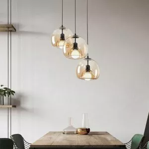 Đèn thả Decor – Thủy tinh màu trà TDC-2286