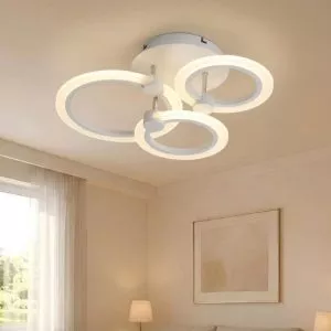 Đèn ốp trần hiện đại, thiết kế vòng tròn thiết kế OT-061