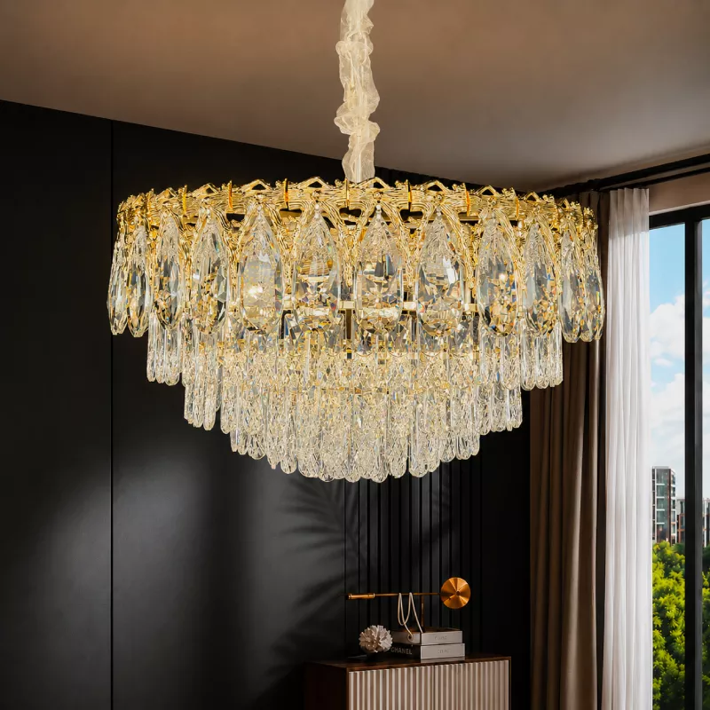 Đèn chùm thiết kế phale hiện đại dáng tròn DC-2441 - Hình ảnh 2