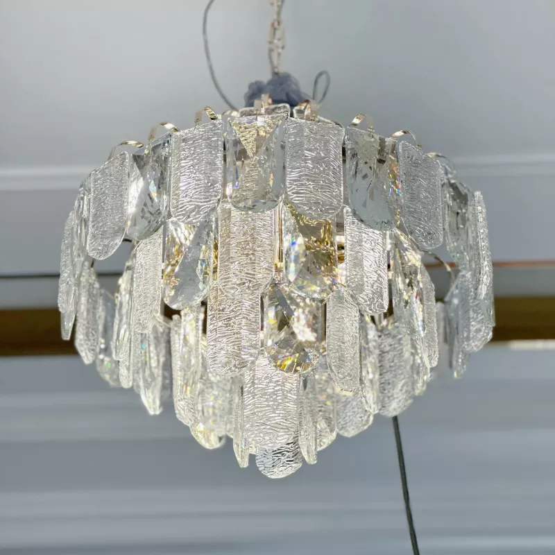 Đèn chùm thiết kế pha lê hiện đại dáng tròn DC-2445 - Hình ảnh 3