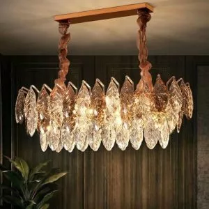 Đèn chùm thiết kế phale hiện đại thả ngang kiểu lá DC-2450