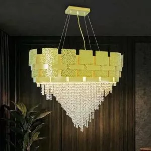 Đèn chùm thiết kế phale hiện đại thả ngang dây xích DC-2458