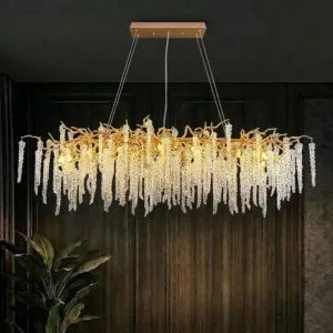 Đèn chùm thiết kế phale hiện đại thả ngang hình lá DC-2463
