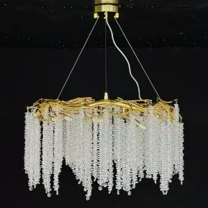 Đèn chùm thiết kế phale hiện đại dáng tròn hình lá DC-2464