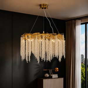 Đèn chùm thiết kế phale hiện đại dáng tròn hình lá DC-2464