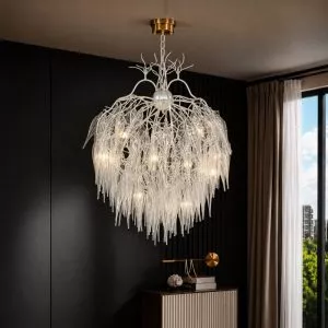 Đèn chùm thiết kế phale hiện đại dáng tròn lá rủ DC-2465