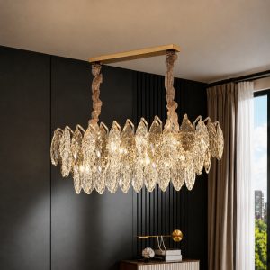 Đèn chùm thiết kế phale hiện đại thả ngang kiểu lá DC-2450