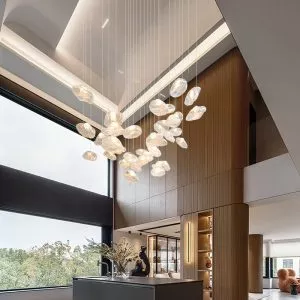Đèn thả mây thủy tinh hiện đại DTK-17