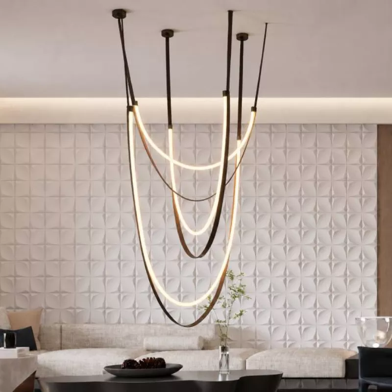 Đèn chùm hiện đại - thiết kế dây LED nghệ thuật DC-309