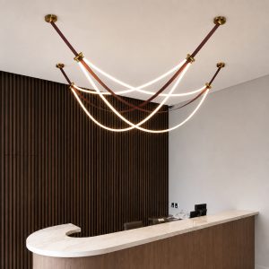 Đèn chùm hiện đại – thiết kế dây LED uốn lượn DC-310