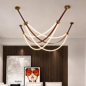 Đèn chùm hiện đại – thiết kế dây LED uốn lượn DC-310