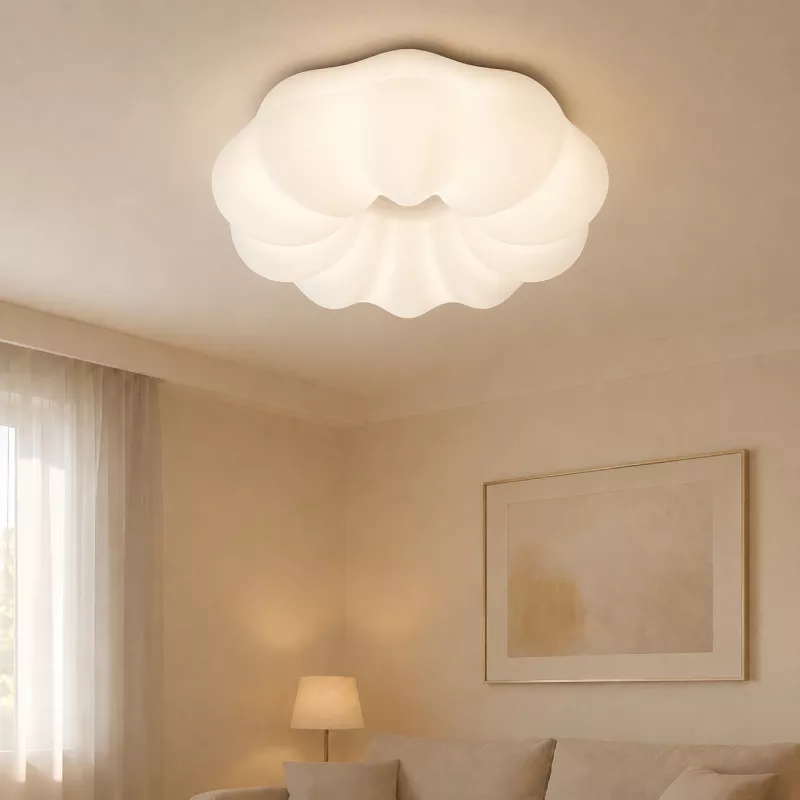 Đèn ốp trần hiện đại, thiết kế cánh hoa mềm mại OT-122