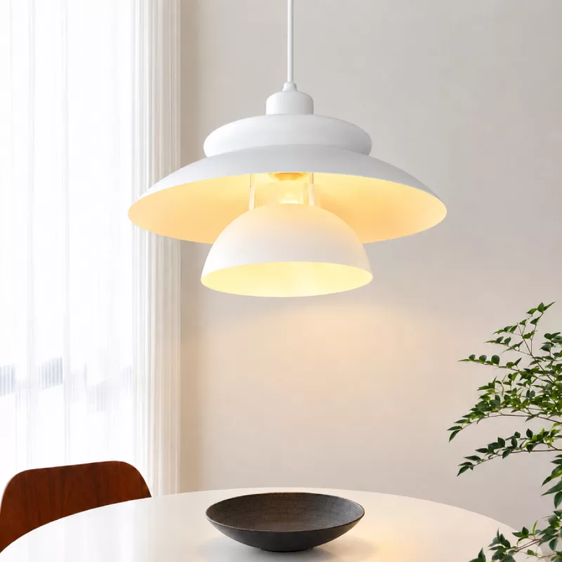 Đèn thả Decor – Thiết kế chao nón nhiều tầng TDC-349