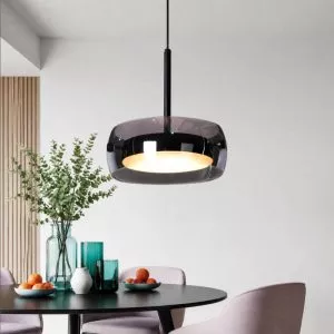 Đèn thả Decor – Thiết kế chao thủy tinh khói tối giản TDC-366