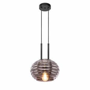Đèn thả Decor – Thiết kế chao thủy tinh vân sóng TDC-368