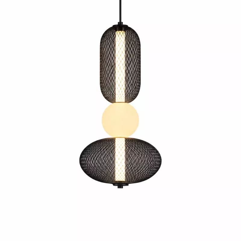 Đèn thả Decor - Thiết kế dáng hồ lô phối cầu sáng TDC-357 - Hình ảnh 3