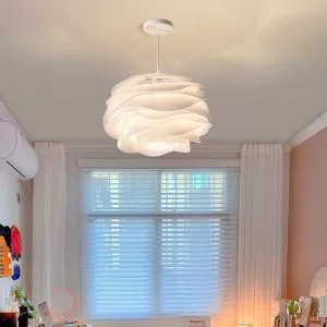 Đèn thả Decor – Thiết kế hình hoa hồng trắng cao cấp TDC-351