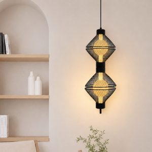 Đèn thả Decor – Thiết kế lồng lưới đôi TDC-355