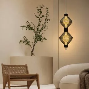 Đèn thả Decor – Thiết kế lồng lưới đôi TDC-355