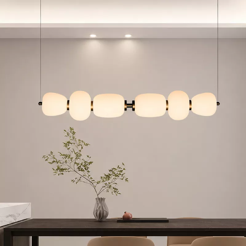 Đèn thả hiện đại thiết kế chao thủy tinh nghệ thuật DT-91 - Hình ảnh 4