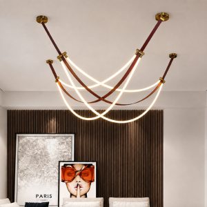 Đèn thả hiện đại thiết kế dây LED uốn lượn DT-07