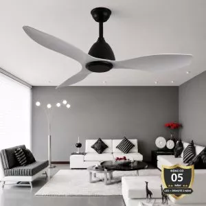 Quạt trần 3 cánh – thiết kế dáng cánh phi thuyền QT-38