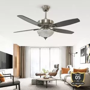 Quạt trần 5 cánh gỗ – phong cách cổ điển QT-57