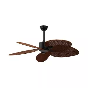 Quạt trần 5 cánh hình lá cọ, phong cách Indochine QT-46