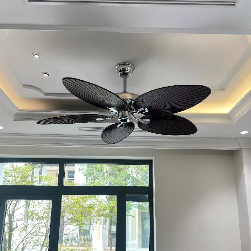 Quạt trần 5 cánh thiết kế hình lá phong cách cổ điển QT-99 - Hình ảnh 4
