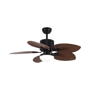 Quạt trần đèn 5 cánh thiết kế hình lá phong cách cổ điển QT-92